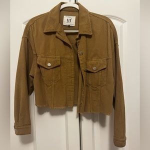 Zara Corduroy Cropped Jacket